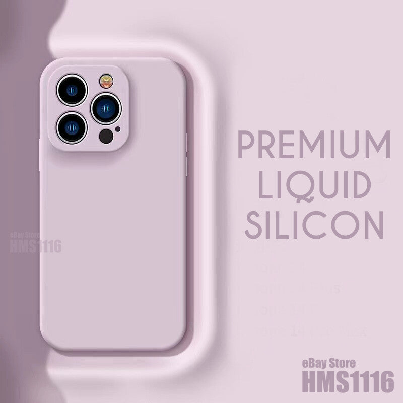iPhone Case 17 16 15 14 12 11 13 Pro Max XR Mini Plus Shockproof Silicone Cover