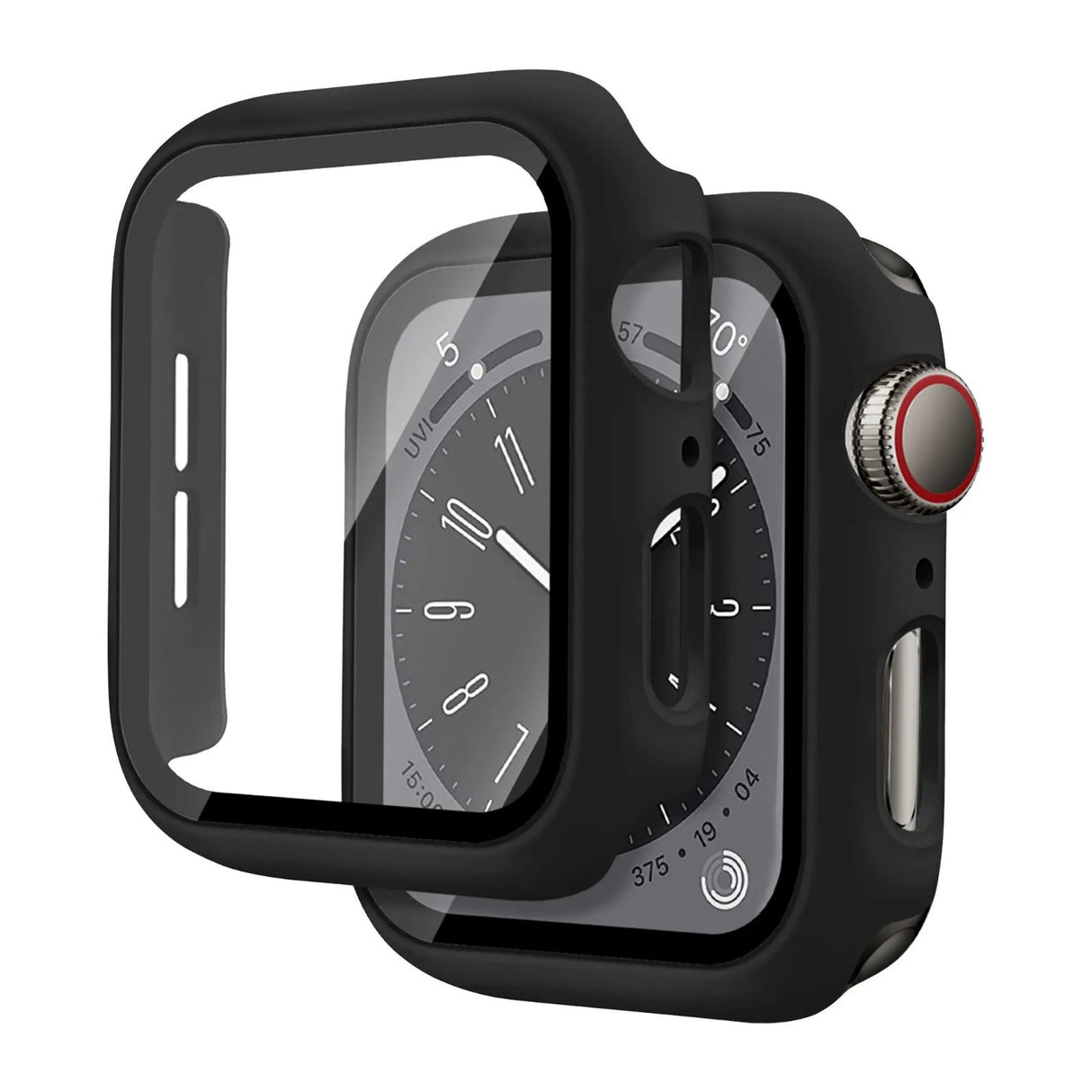 For Apple Watch Series 11 10 9 8 7 SE Case Full Glass Cover 41 42 45 40 44 49mm