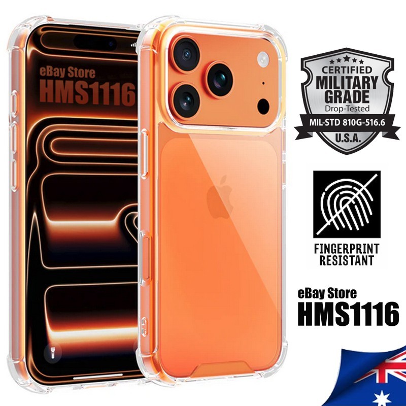 iPhone Case 17 16 13 11 15 14 12 Pro Max X XR 7 8 Plus SE Clear Shockproof Cover