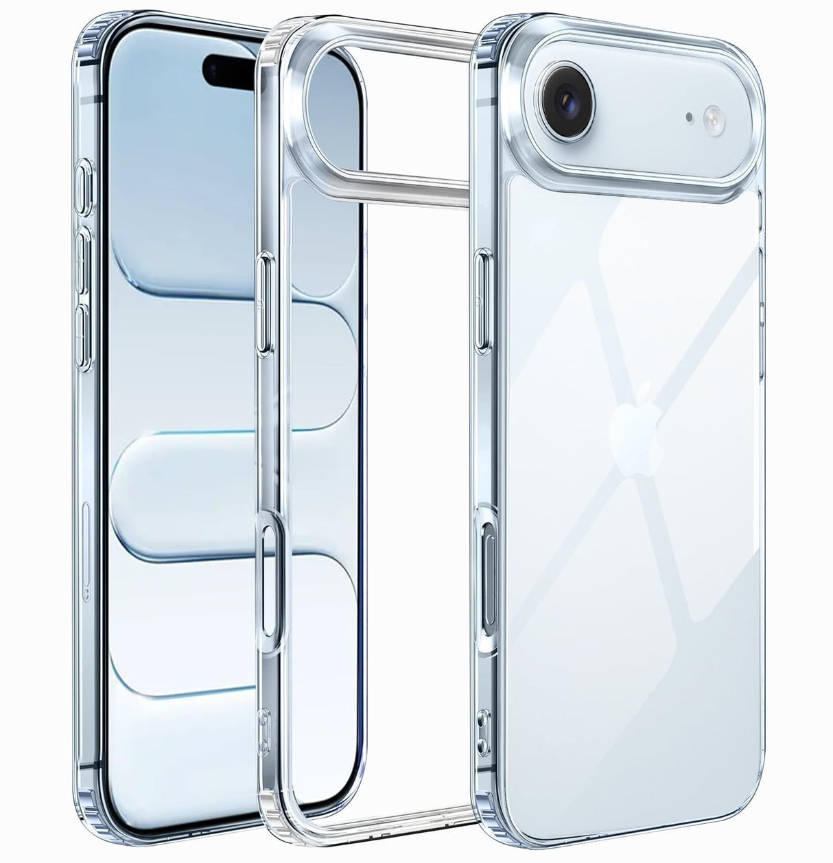 iPhone Case 17 16 13 11 15 14 12 Pro Max X XR 7 8 Plus SE Clear Shockproof Cover