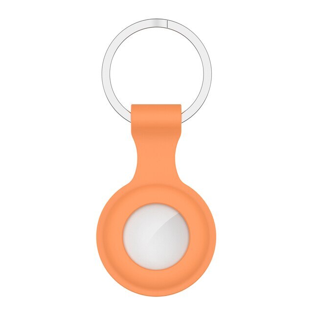 For Apple AirTag Silicone Case Cover Keychain Holder Protective Key Ring