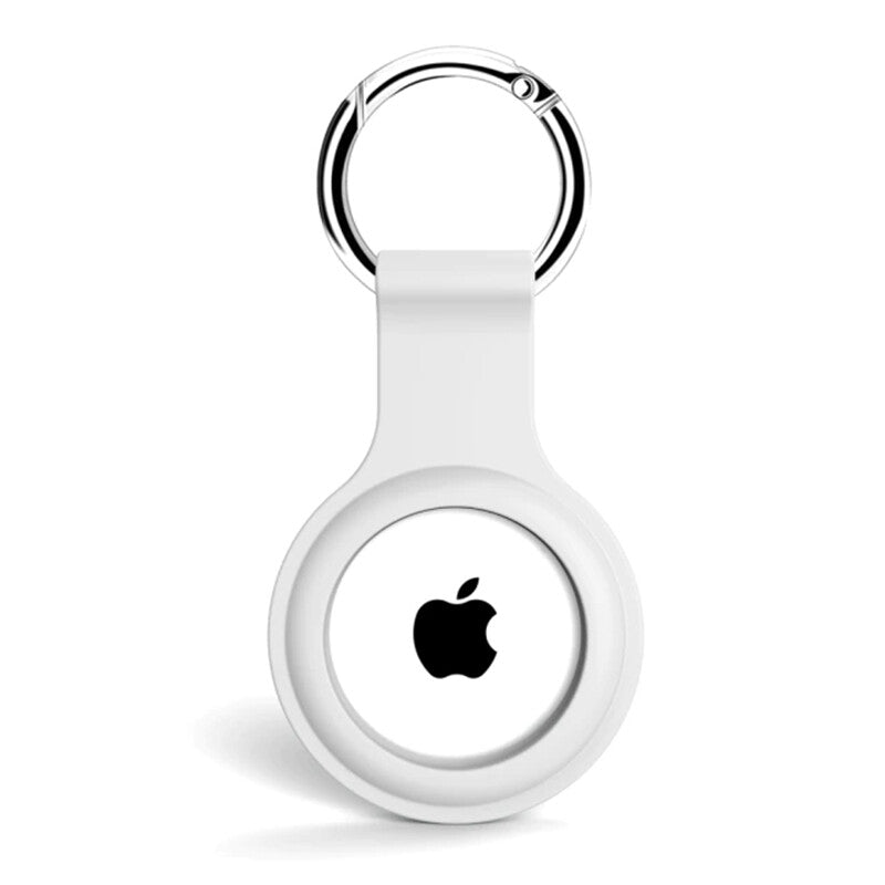 For Apple AirTag Silicone Case Cover Keychain Holder Protective Key Ring