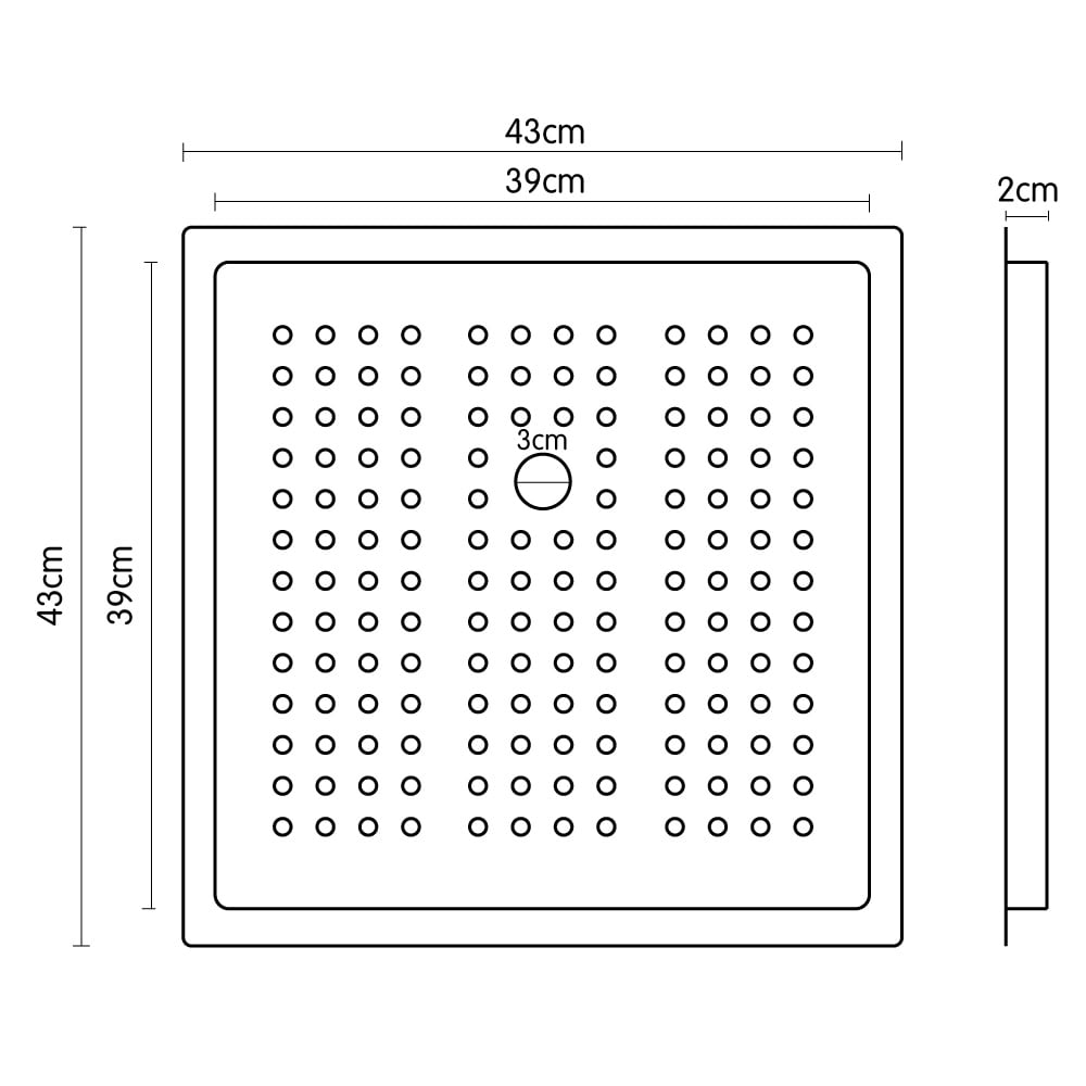 Stainless Steel Sink Colander 430 x 430mm
