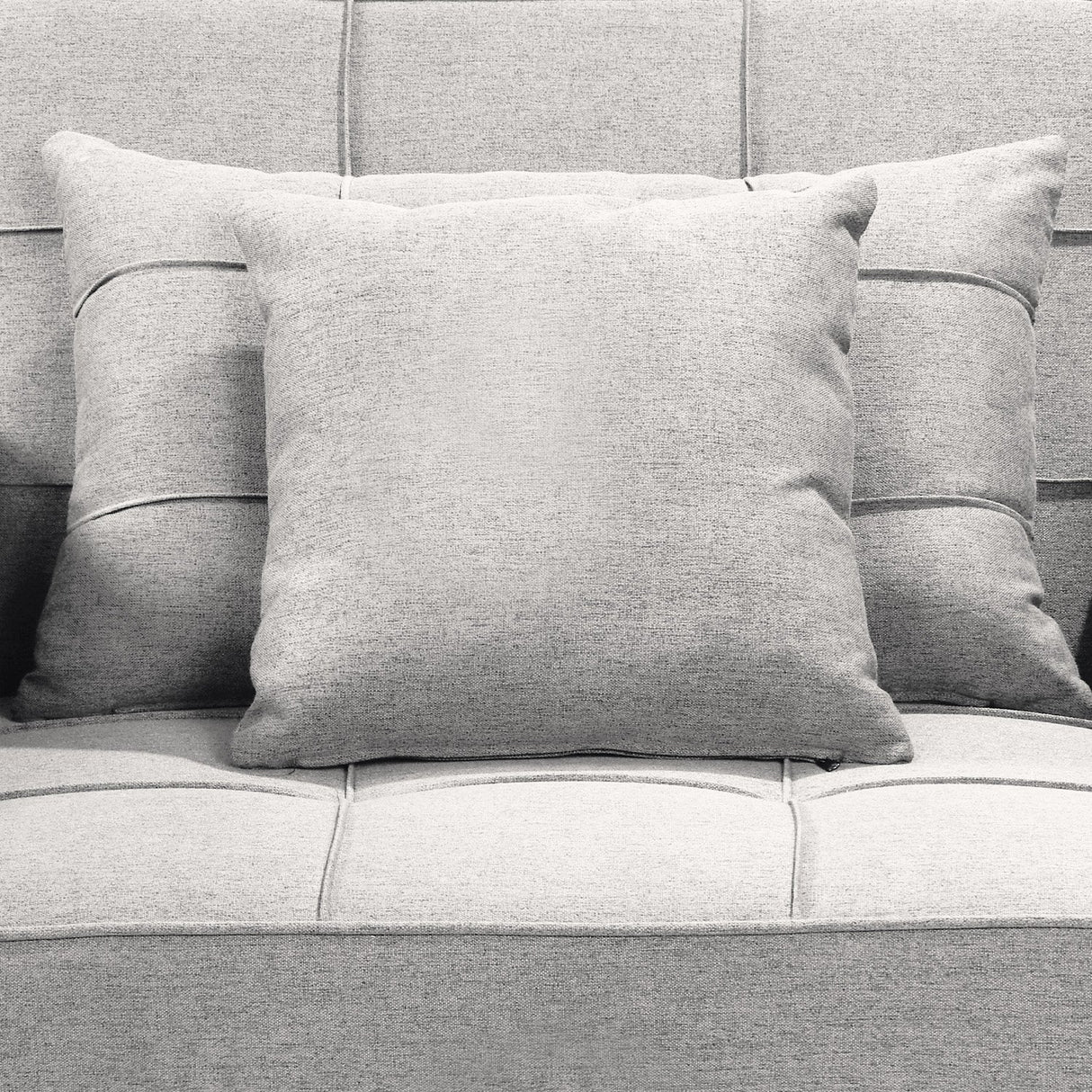 Suri 3-in-1 Convertible Sofa Chair Bed Lounger by Sarantino Light Grey
