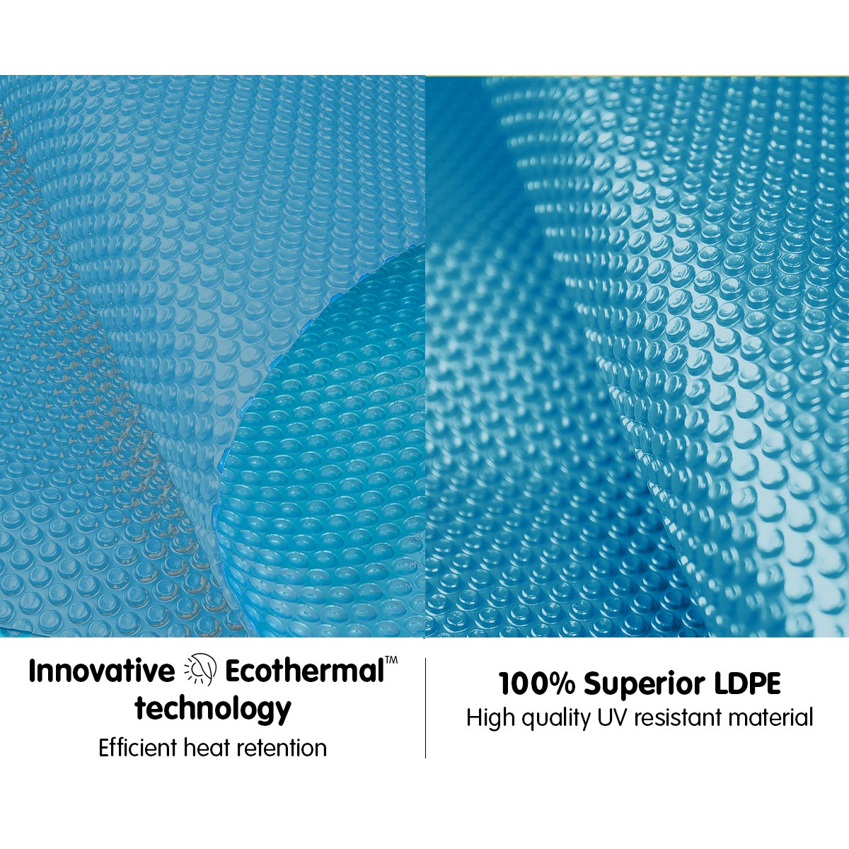 400 Micron Solar Swimming Pool Cover 6.5m x3m - Blue