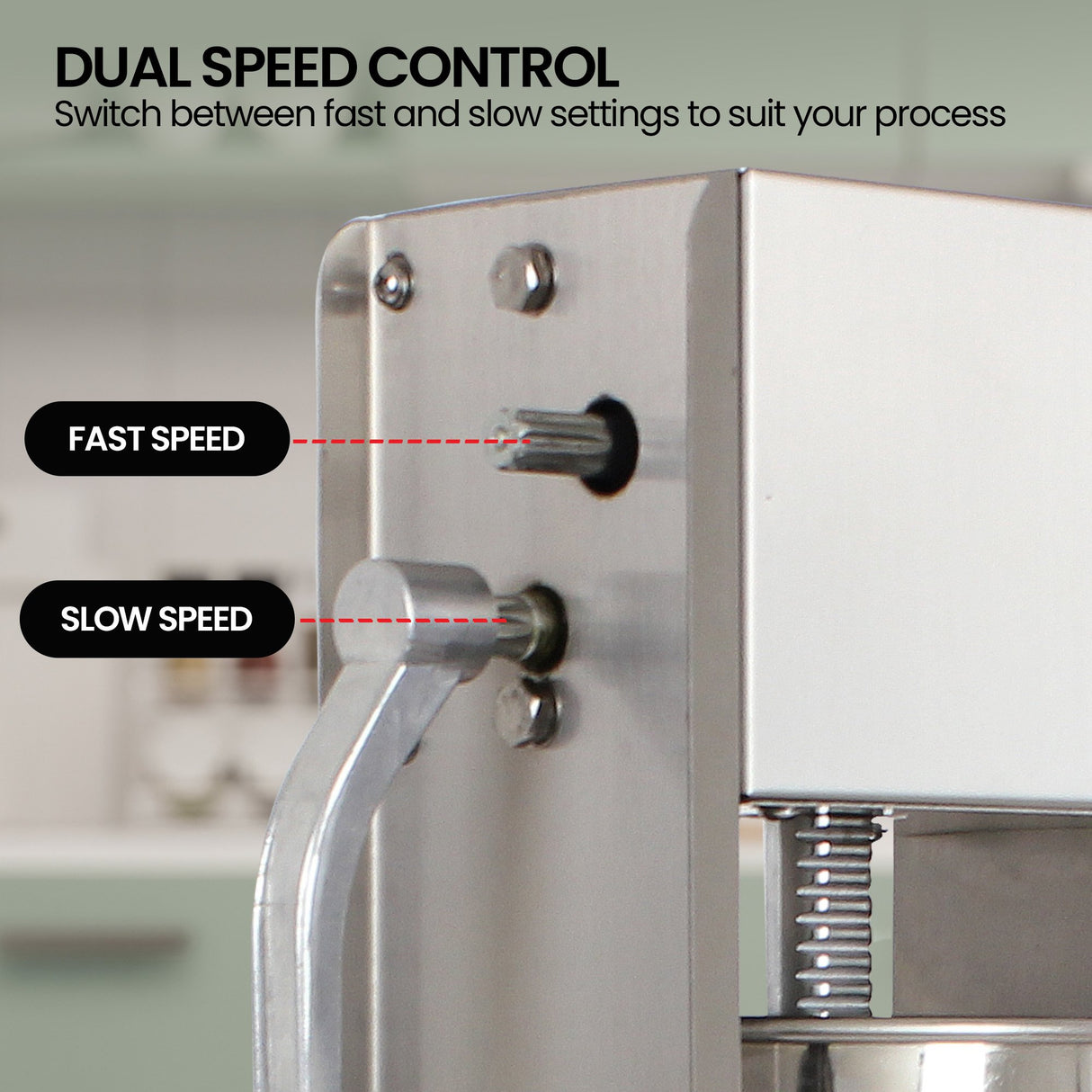 Pronti 5L Stainless Steel Vertical Sausage Stuffer