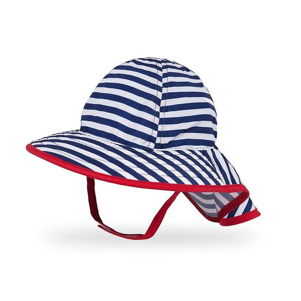 Sunday Afternoon Infant Sun Sprout Hat UPF50+ | Navy/White Stripe Baby (6-12mth)-2006733349661577216