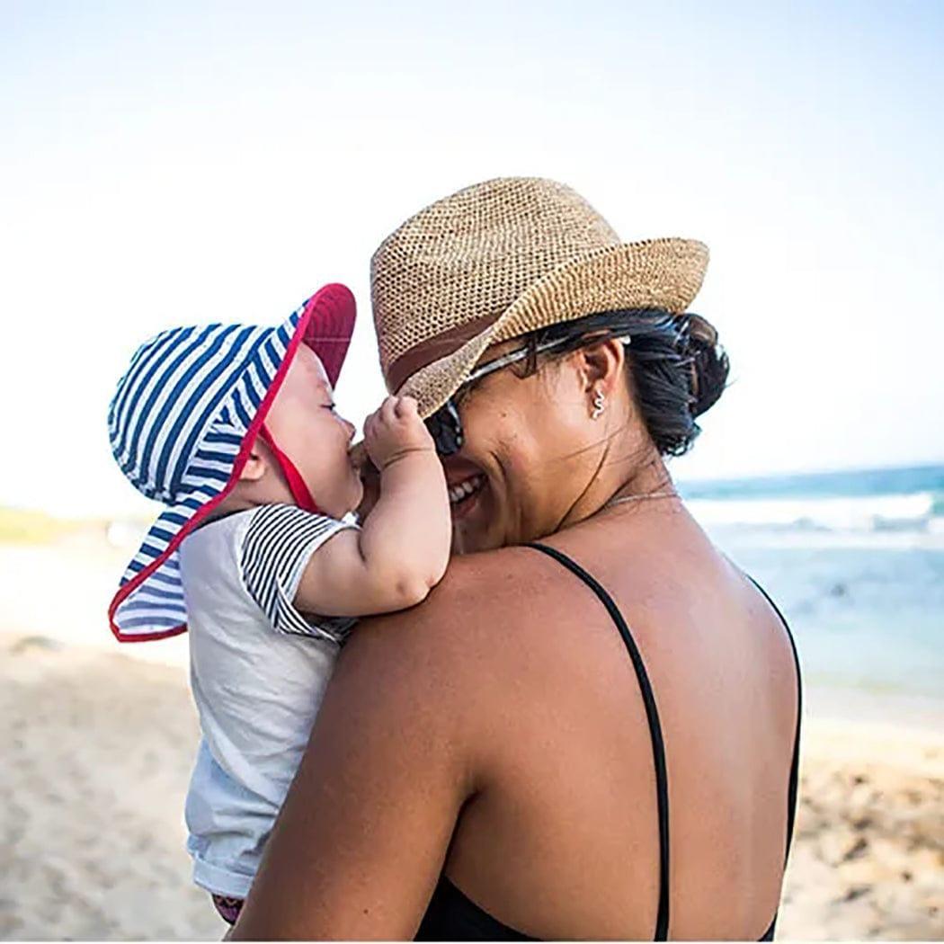 Sunday Afternoon Infant Sun Sprout Hat UPF50+ | Electric Blue Baby (6-12mth)-2006733349976150018