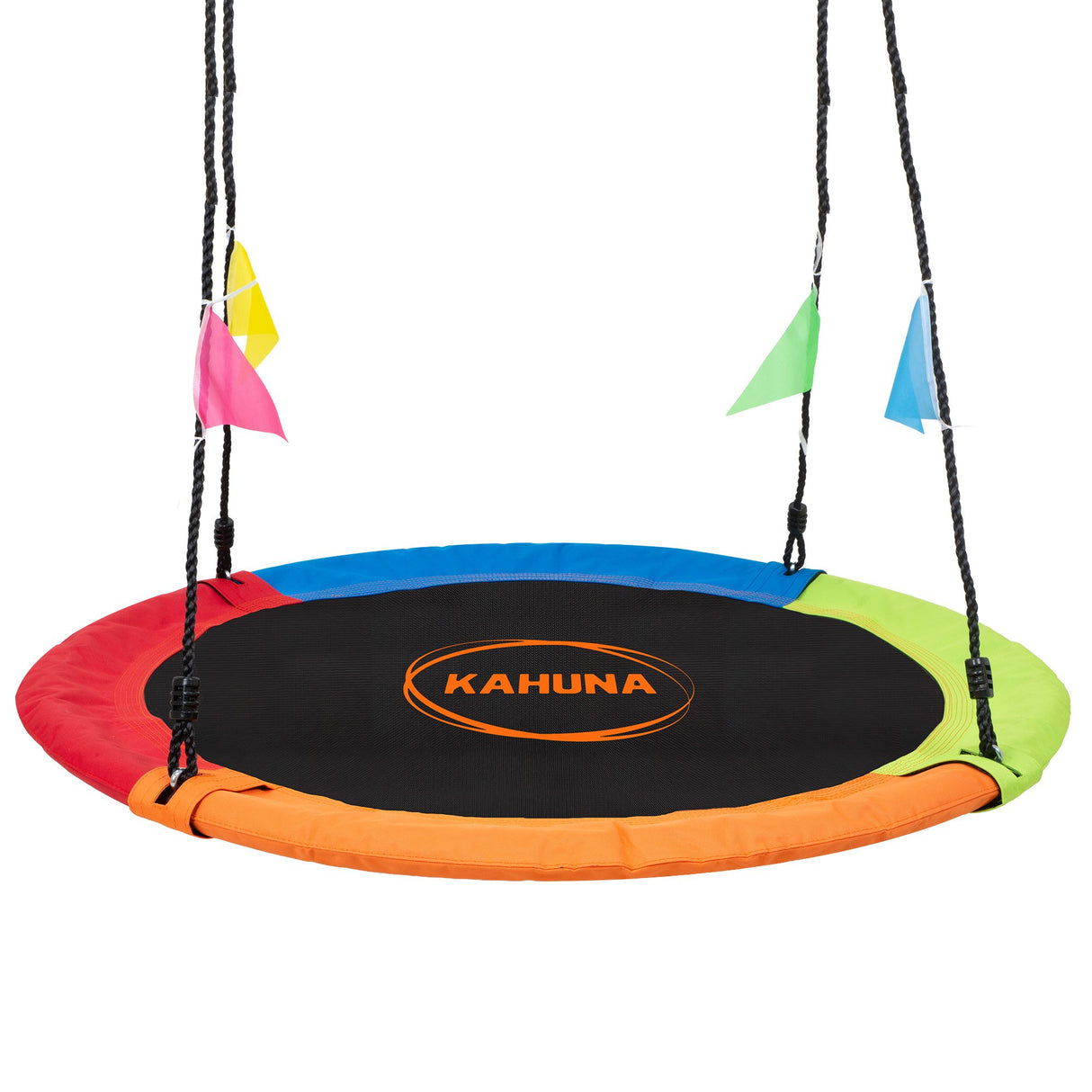 Kahuna Kids 1.2m Tree Saucer Swing Set Round with Hanging Straps 400kg Capacity