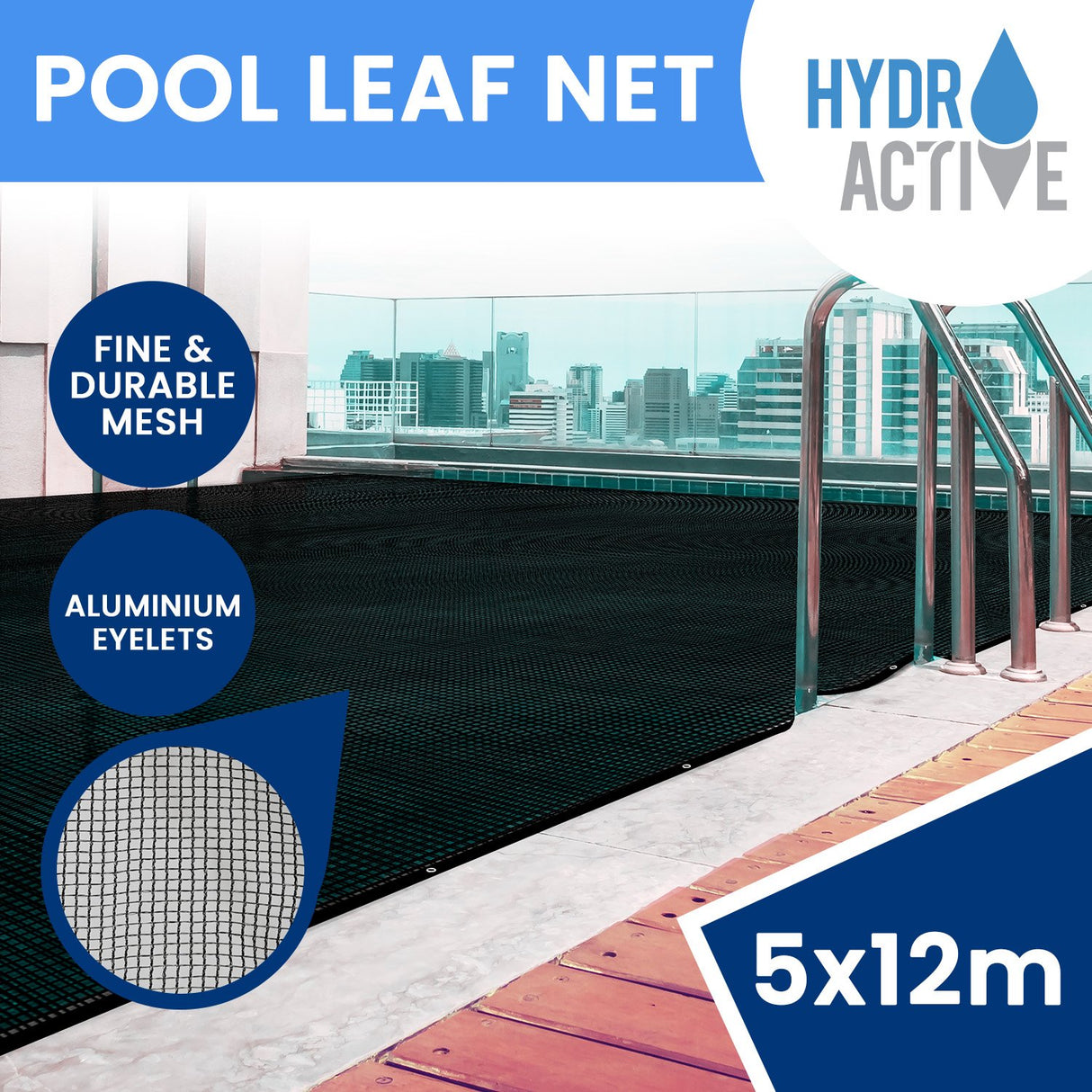 HydroActive Swimming Pool Net 5 x 12m