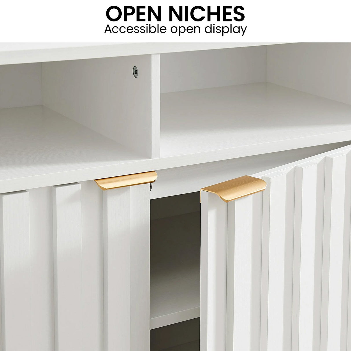 Sarantino Eleni 2-Door Sideboard - White