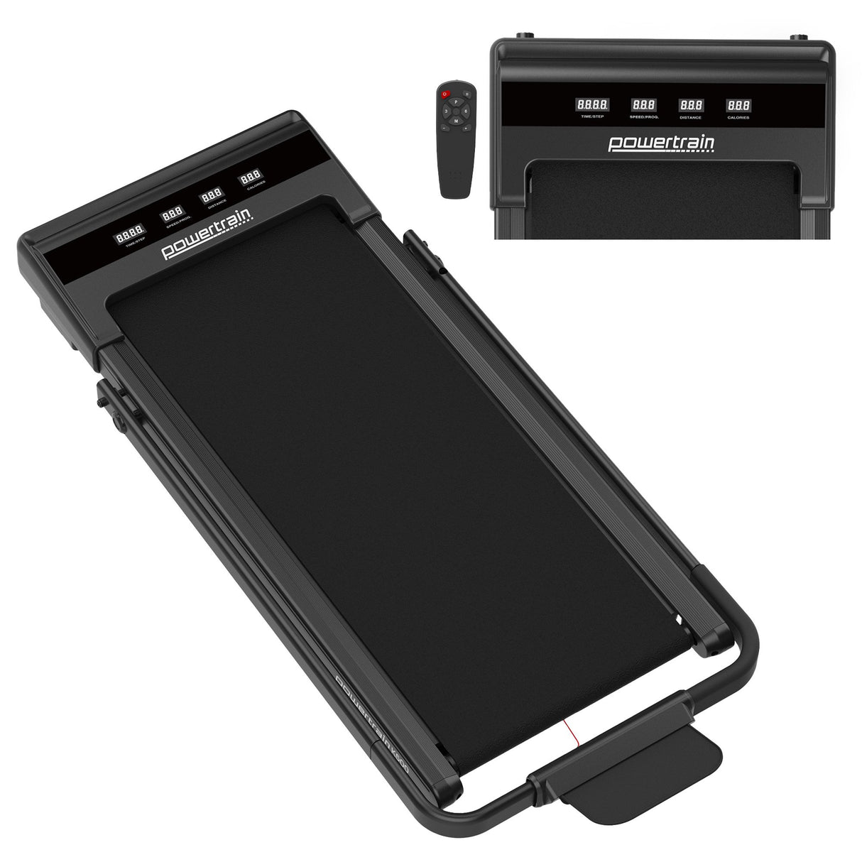 Powertrain K500 Walking Pad Treadmill 2 in 1 Foldable Walking & Running Machine w/2.5HP Motor D