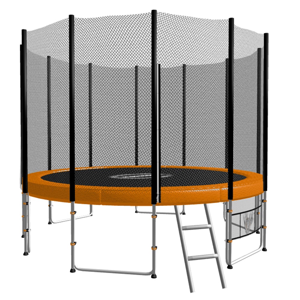 Kahuna Blizzard 8 ft Trampoline - Orange