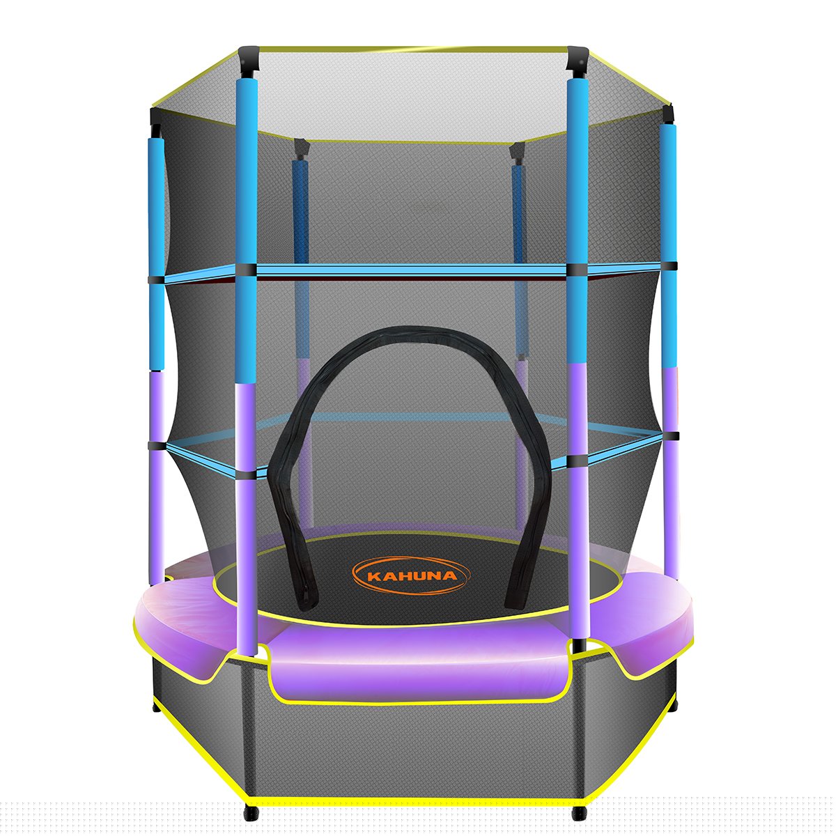Kahuna Mini 4.5 ft Trampoline Blue Purple