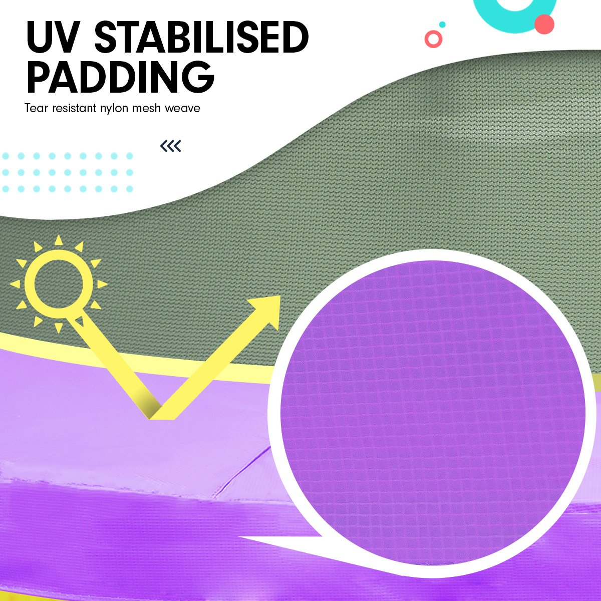 Kahuna Mini 4.5 ft Trampoline Blue Purple