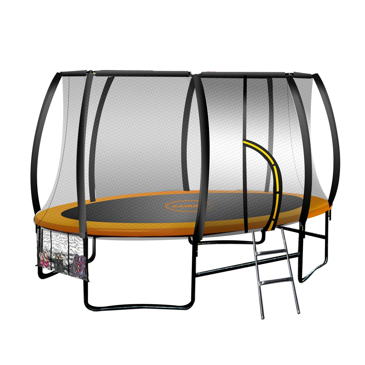 Kahuna Trampoline 8 ft x 14 ft Oval Outdoor - Orange