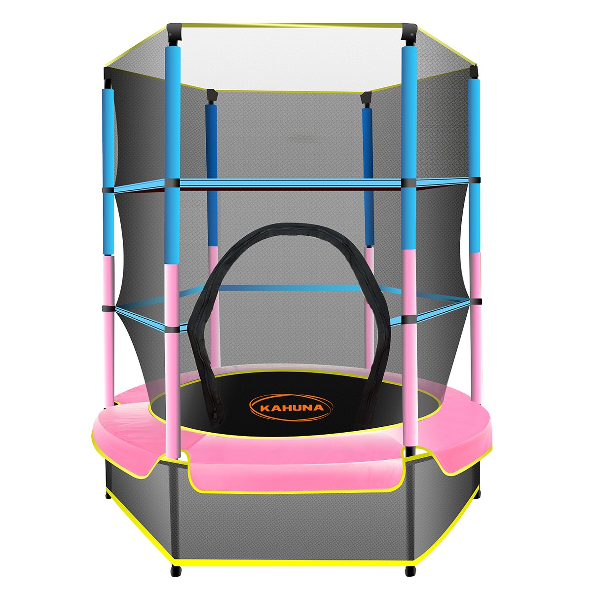 Kahuna Mini 4.5 ft Trampoline Blue Pink