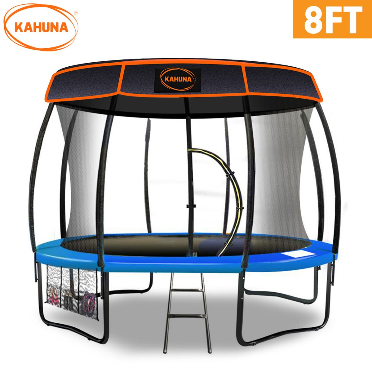 Kahuna Trampoline 8 ft Roof - Blue