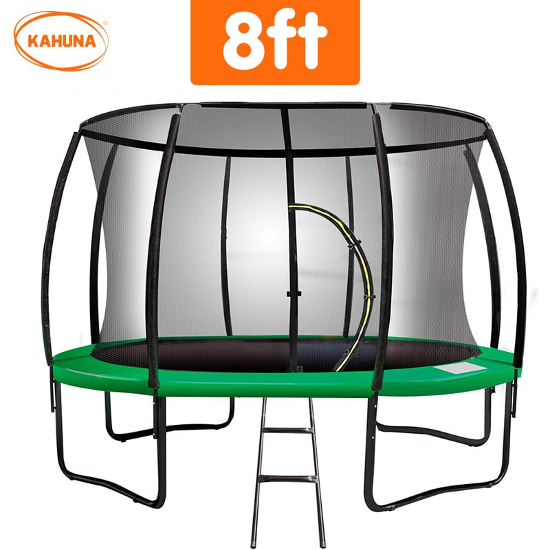 Kahuna Trampoline 8 ft Outdoor Round - Green