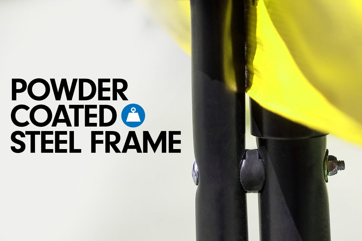 Kahuna Trampoline 10 ft with Roof - Rainbow