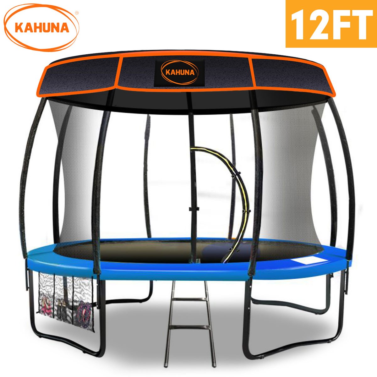Kahuna Trampoline 12 ft Roof - Blue