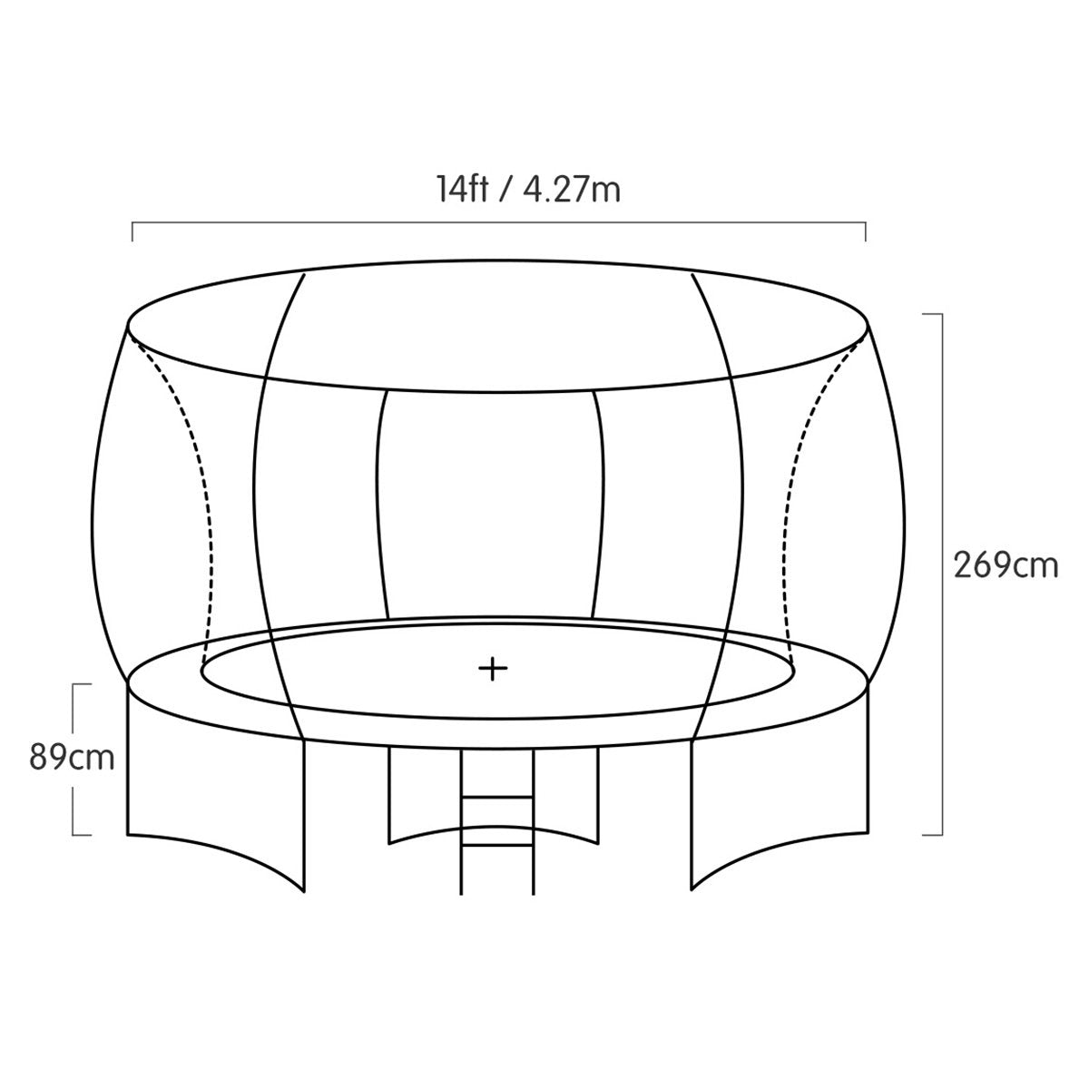 Kahuna Classic 14 ft Trampoline