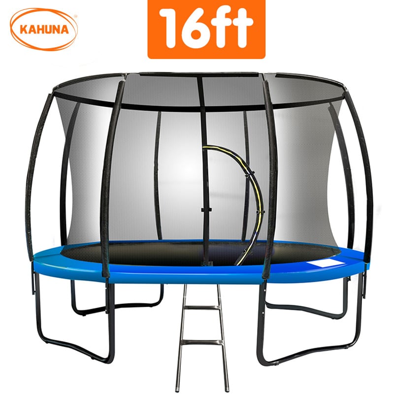 Kahuna 16 ft Trampoline - Blue
