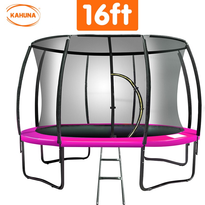 Kahuna 16 ft Trampoline - Pink