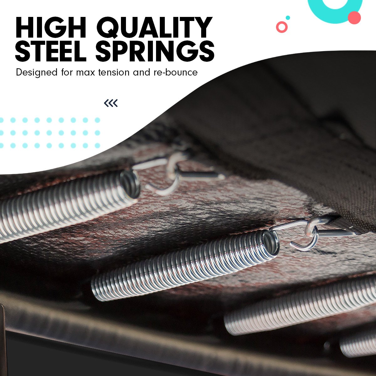 Kahuna Trampoline 16 ft with Basketball Set - Orange