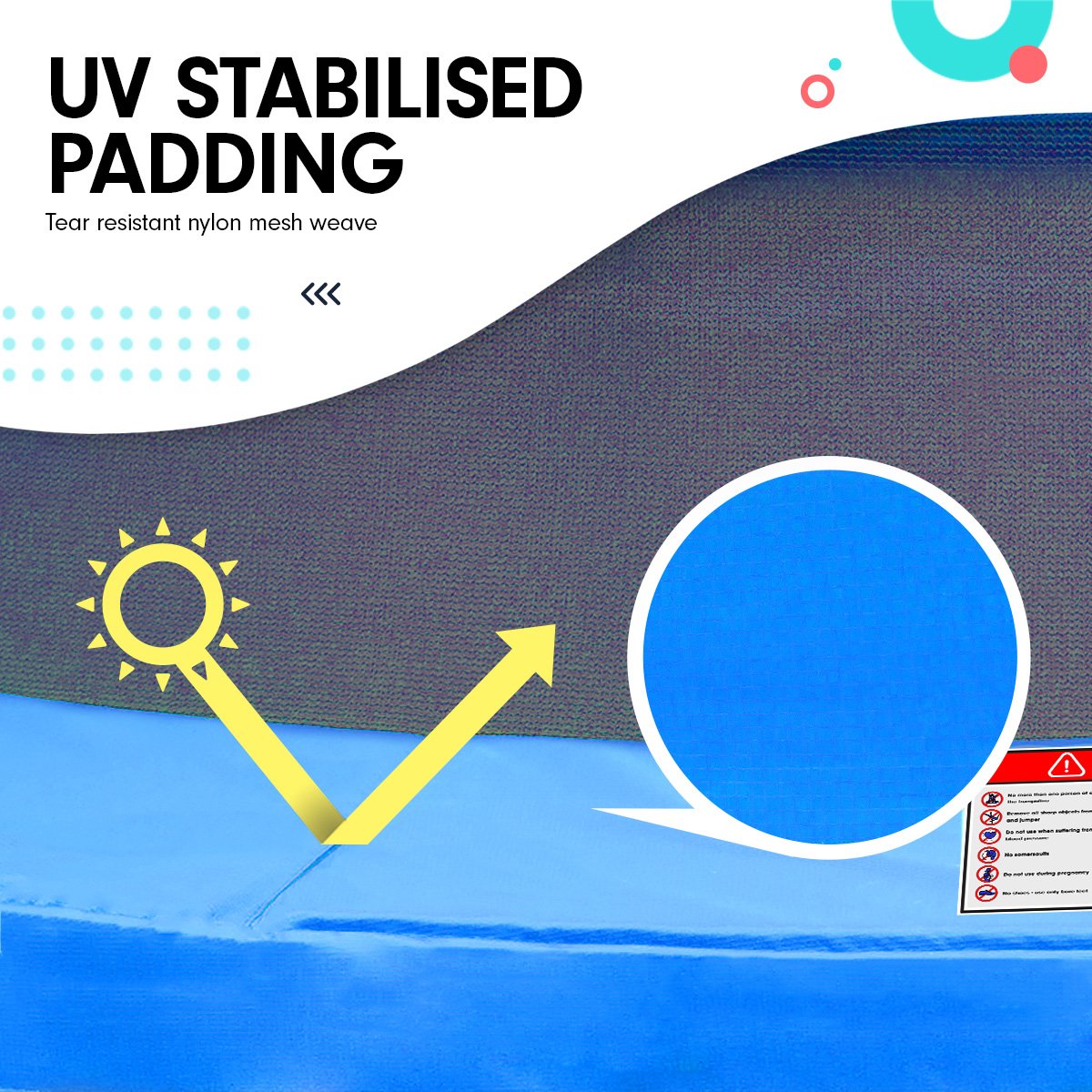 Kahuna Pro 10 ft Trampoline with Mat, Reversible Pad, Basketball Set