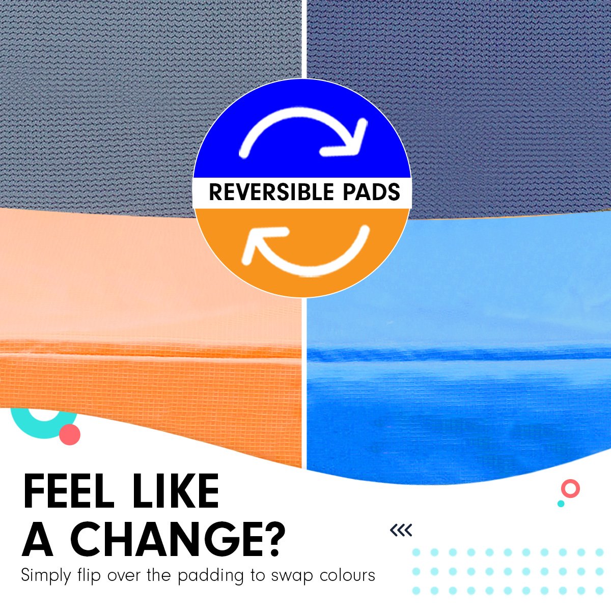 Kahuna Pro 12 ft Trampoline with Mat, Reversible Pad, Basketball Set