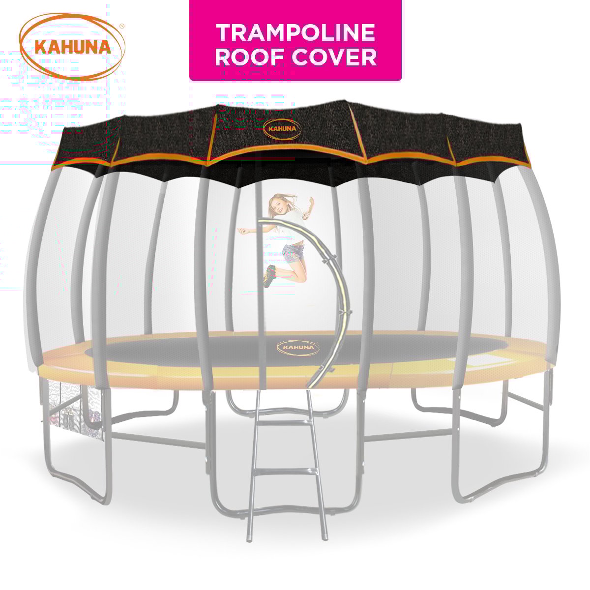 Kahuna 12ft Removable Twister Trampoline Roof Shade Cover