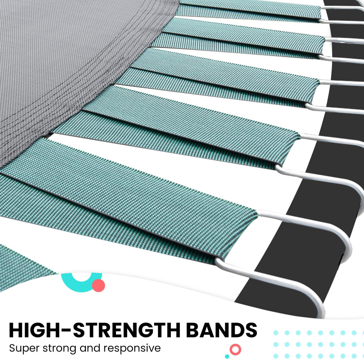 Kahuna Twister 8 ft Springless Trampoline