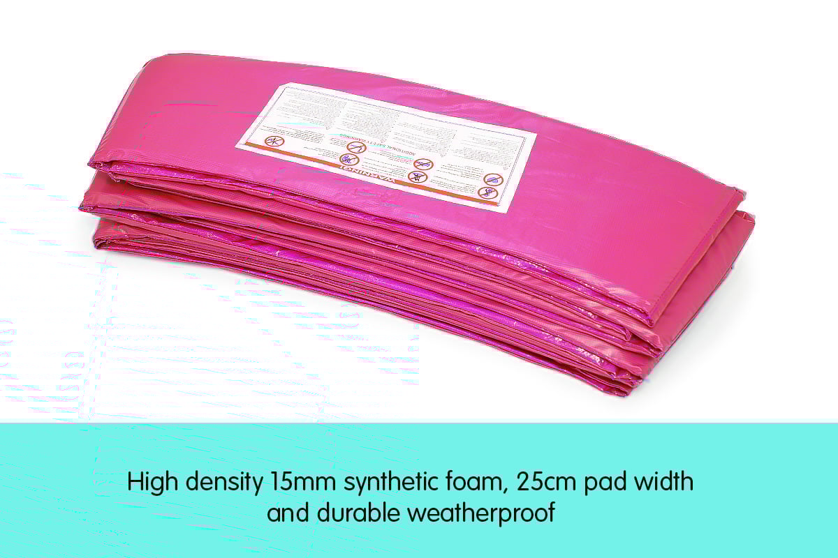 Powertrain Replacement Trampoline Spring Safety Pad - 14ft Pink