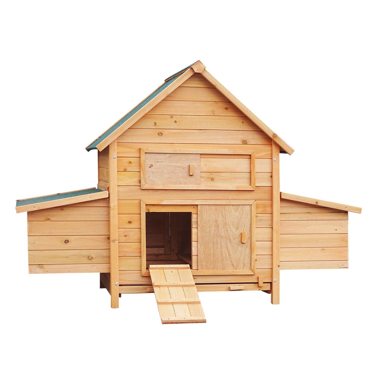 Furtastic Wooden Chicken Coop & Rabbit Hutch With Ramp Nesting Boxes