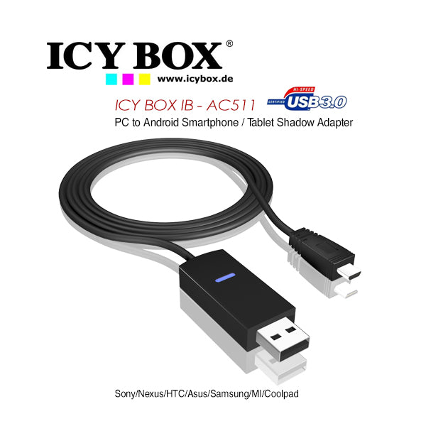 PC to Android Device Control Adapter by ICY BOX (IB-AC511)