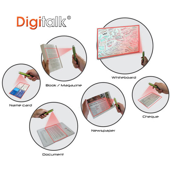Multifunctional 2D Laser Capture Pen with Voice Recording and Storage