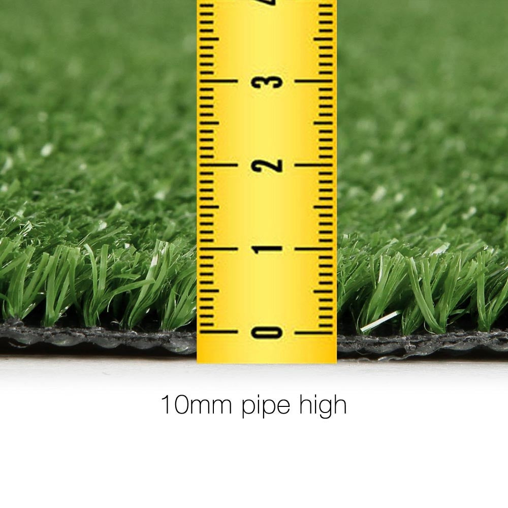Lush Olive Green Synthetic Turf - Prime Turf Artificial Grass, 10mm Pile Height, 10sqm Roll