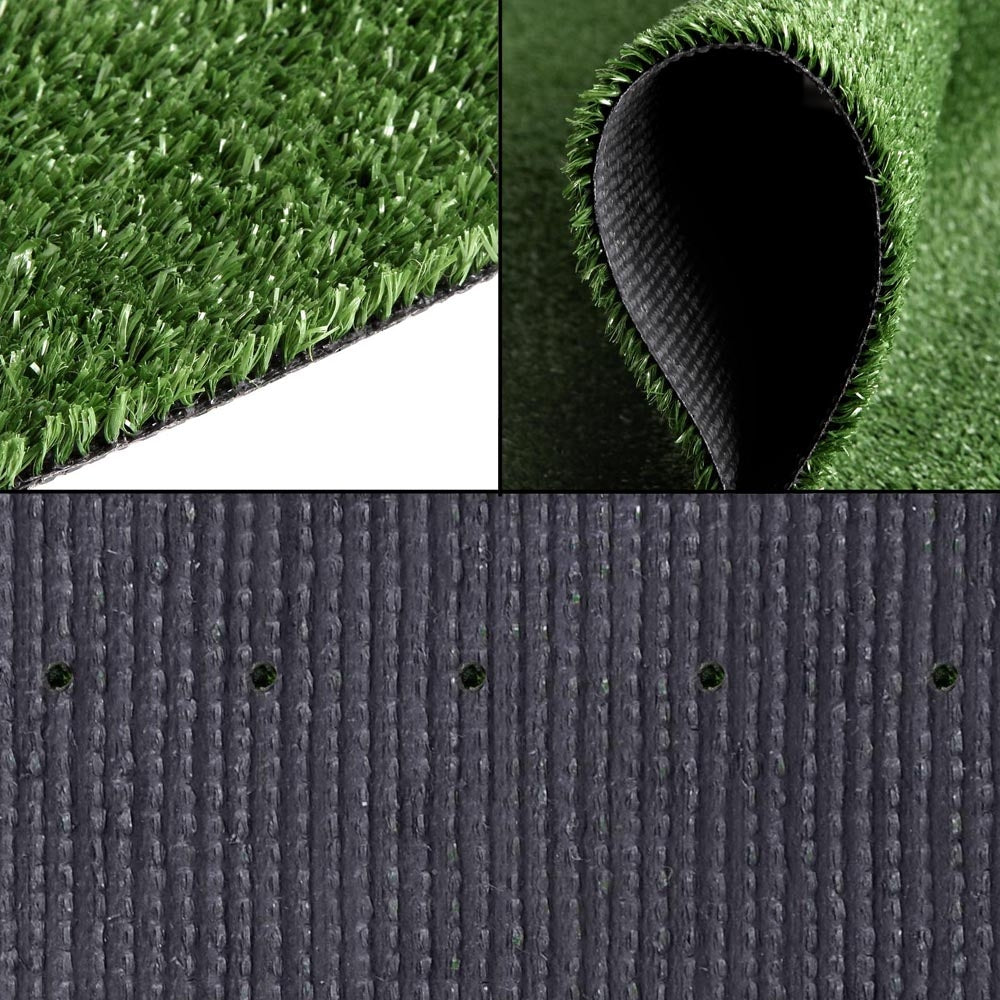 Lush Olive Green Synthetic Turf - Prime Turf Artificial Grass, 10mm Pile Height, 10sqm Roll