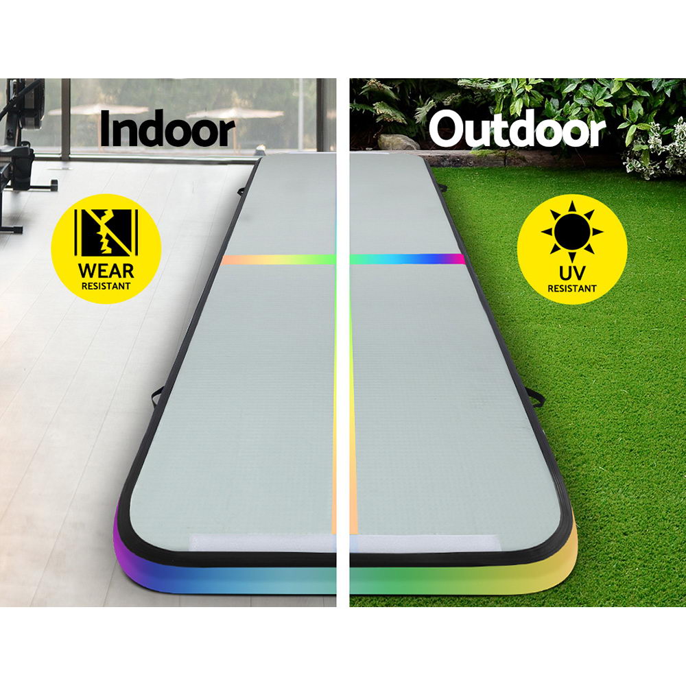 Everfit 4M Inflatable Air Track Gymnastics and Yoga Tumbling Mat