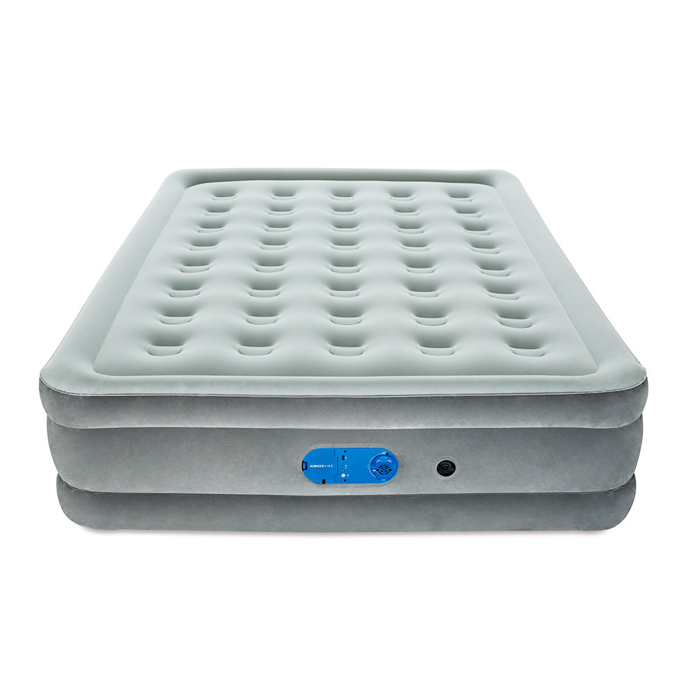 Queen-Sized Bestway Inflatable Air Mattress with Built-In Pump for Convenient Sleeping