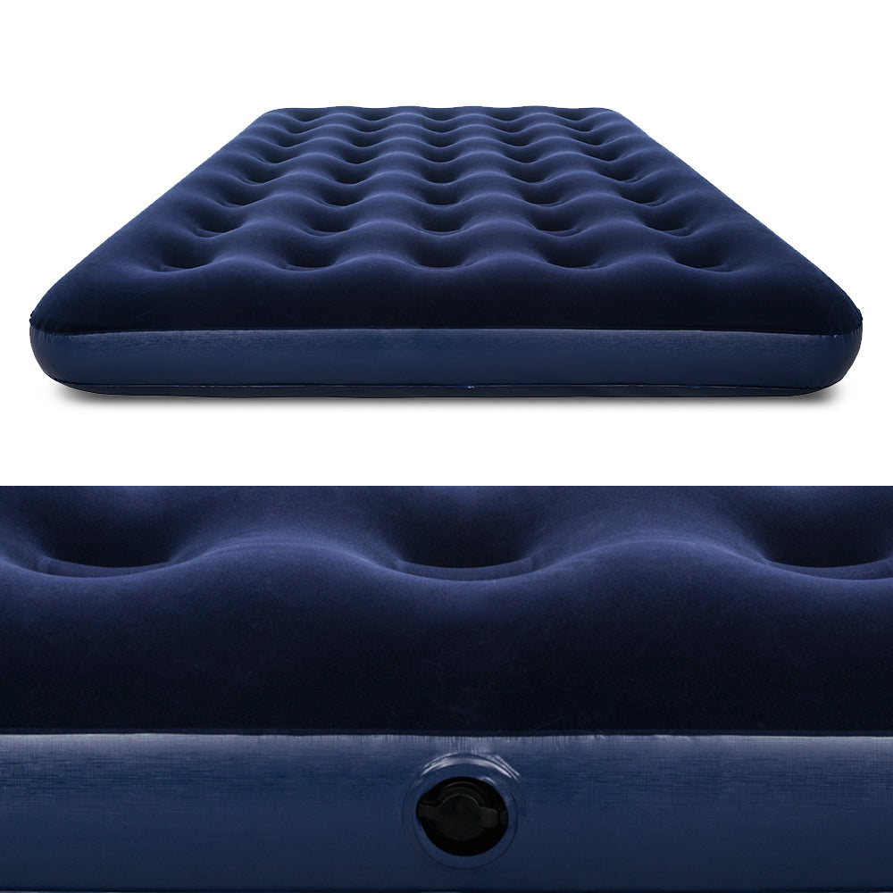 Bestway Navy Twin Double Inflatable Air Bed - Durable and Comfortable