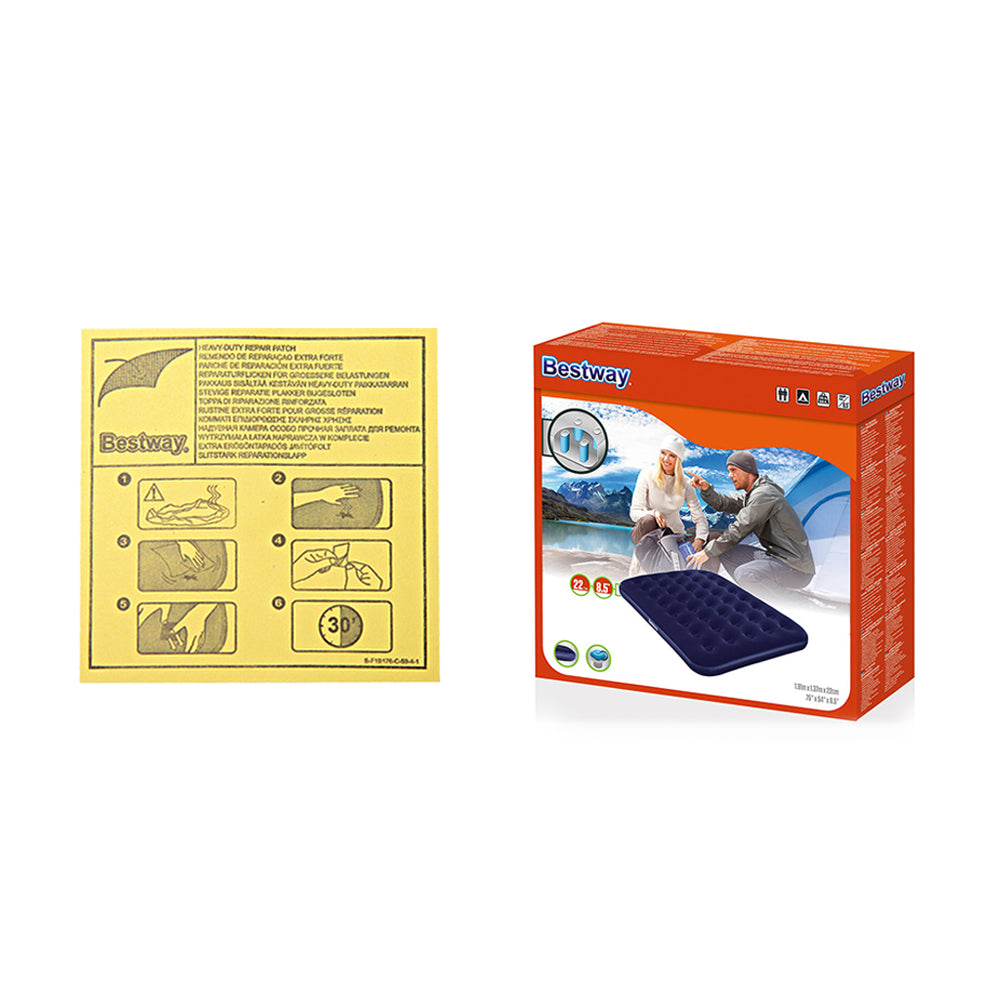 Bestway Navy Twin Double Inflatable Air Bed - Durable and Comfortable