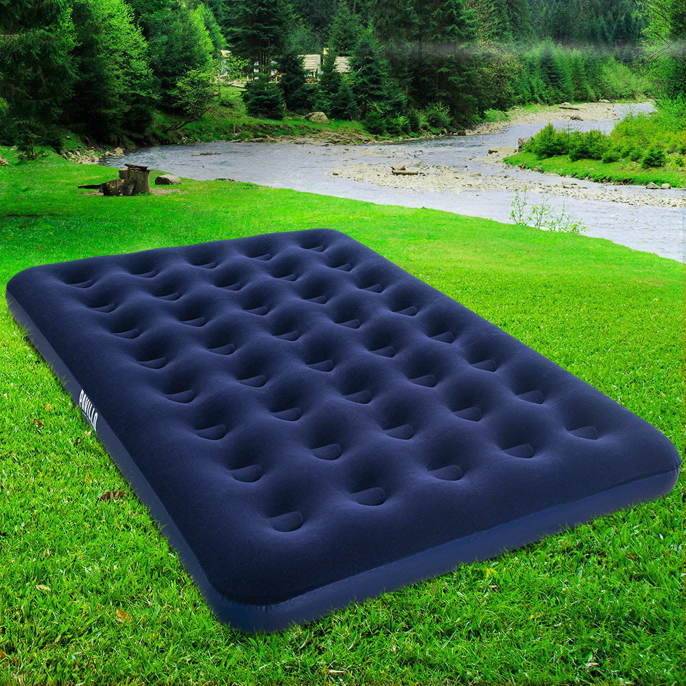 Bestway Navy Twin Double Inflatable Air Bed - Durable and Comfortable