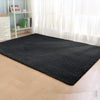 Artiss Floor Rugs Ultra Soft Shaggy Rug Large 200x230cm Carpet Mat Area Black