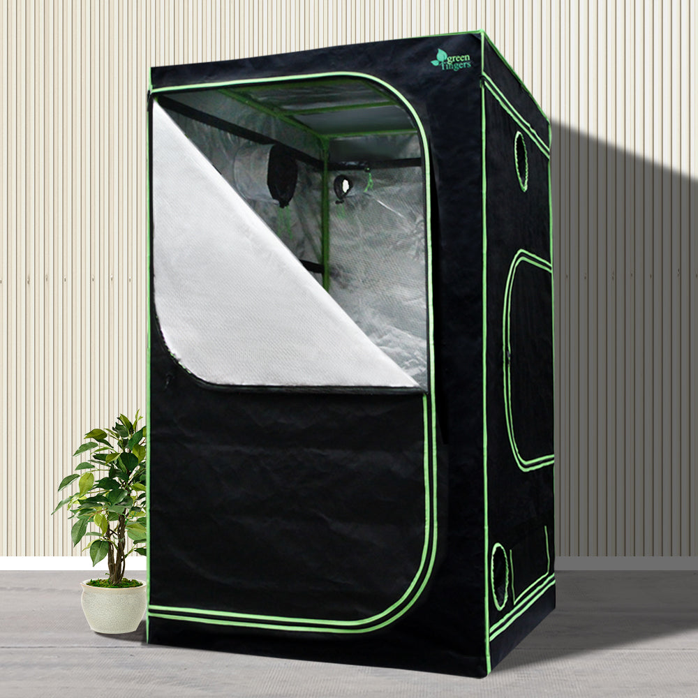 Green Fingers Grow Tent 90x90x180CM Hydroponics Kit Indoor Plant Room System