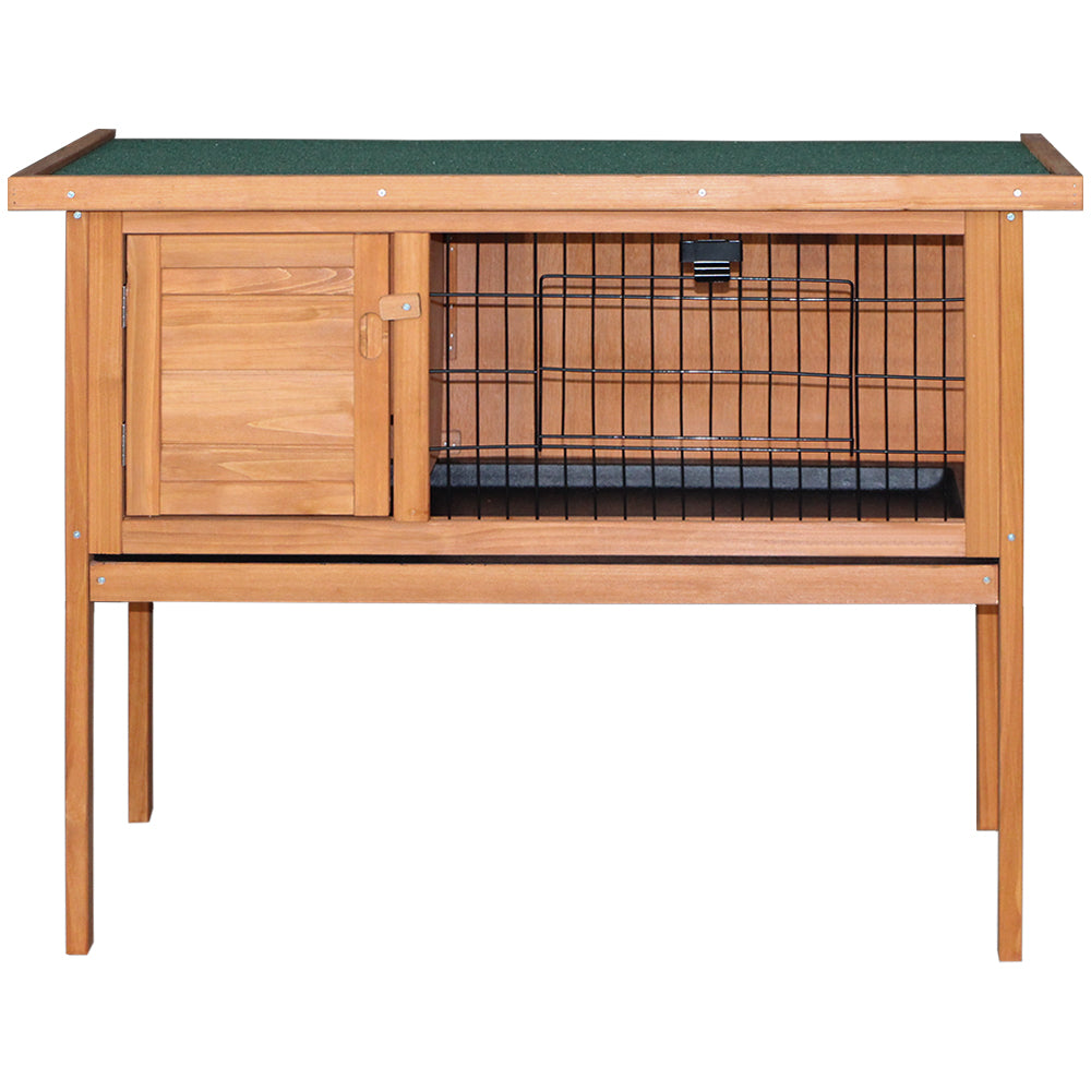 Cozy 70cm Wooden Pet Hutch with Easy Clean Slide-Out Tray