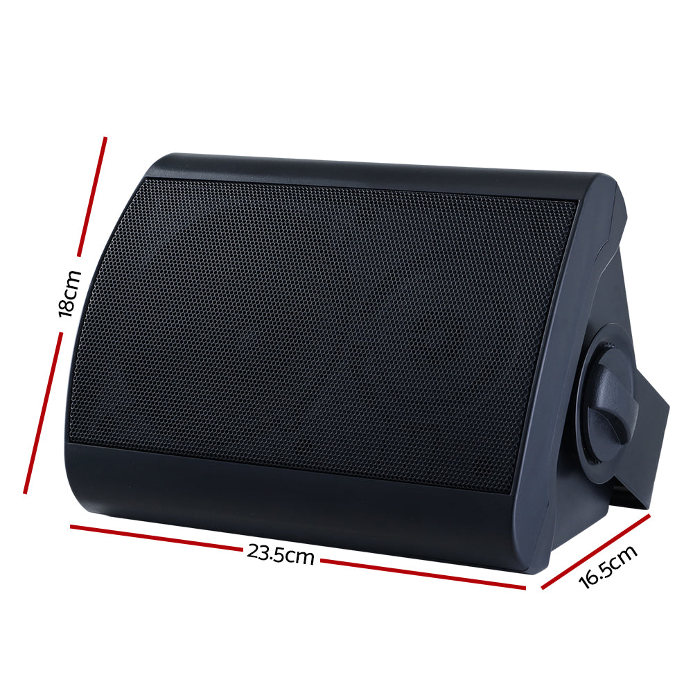 Indoor Outdoor 2-Way Wall Speakers for Home Audio & TV - 150W Stereo Sound System