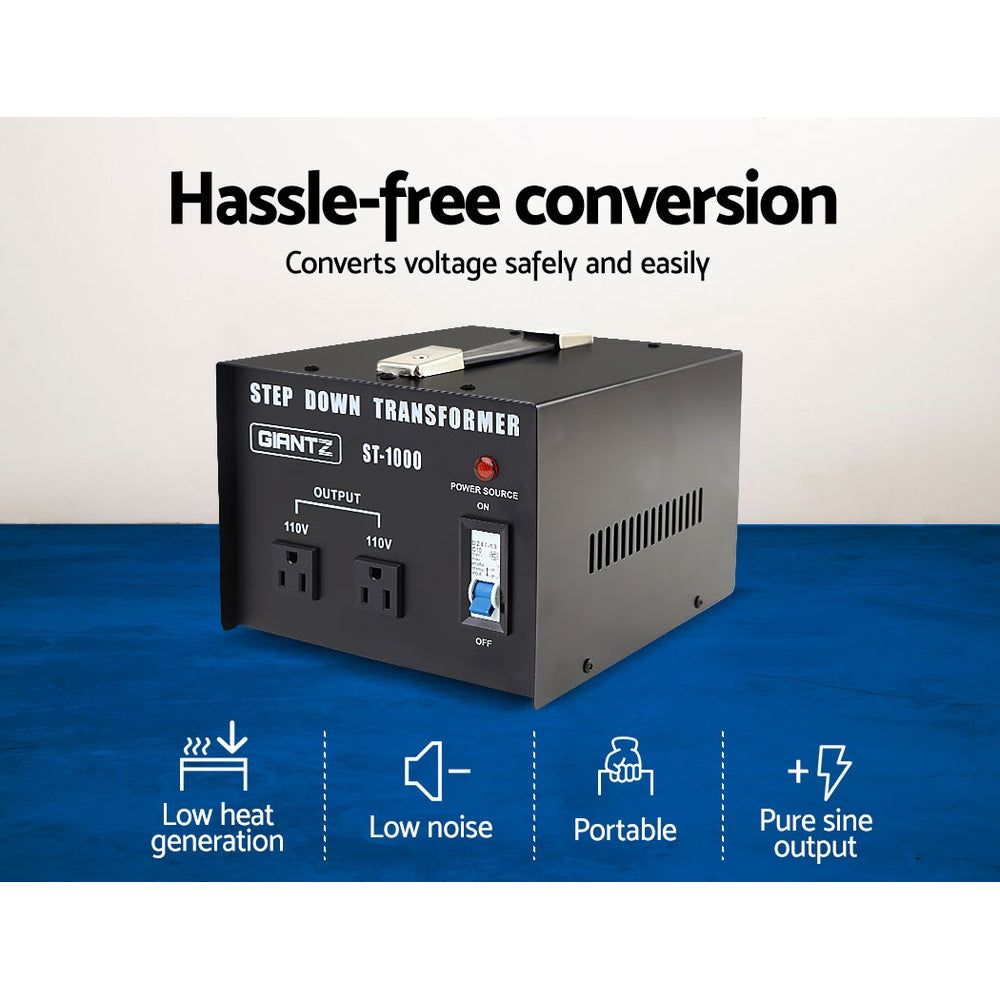 Giantz 1000W Voltage Converter for USA Appliances