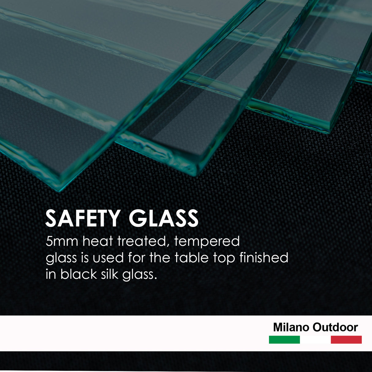 Milano Decor Contemporary 5-Piece Rattan Outdoor Sofa Set in Oatmeal and Black with Coffee Table